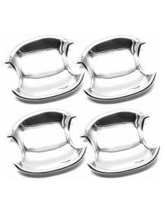 Tazón de Manija de Puerta Chrome Sizver para Toyota Yaris 2006-2008