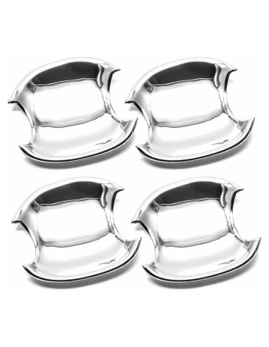 Tazón de Manija de Puerta Chrome Sizver para Toyota Yaris 2006-2008