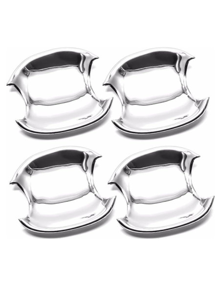 Tazón de Manija de Puerta Chrome Sizver para Toyota Yaris 2006-2008