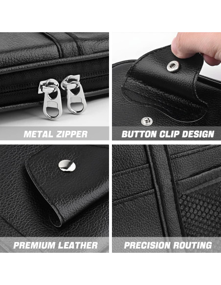 Organizador de Visera de Coche BELOMI Rojo con Múltiples Bolsillos