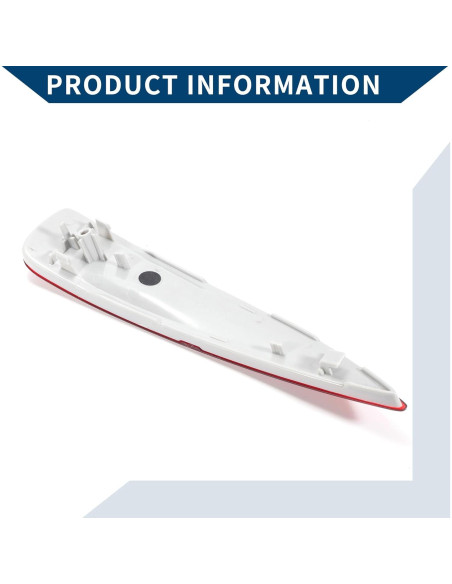 Reflector Parachoques Hihaha Toyota Yaris 2012-2014 Rojo