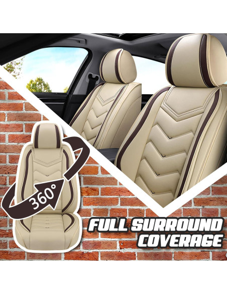 Fundas de Asiento Toyota Corolla 2000-2025 Cuero Nappa Beige