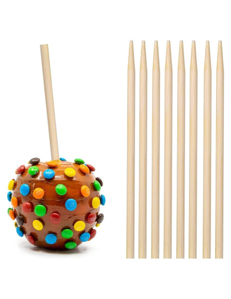 150 Palitos de Caramelo de Bambú YESTOO 14 cm Gruesos 5 mm