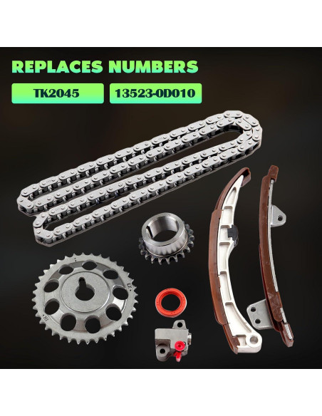 Kit de cadena de distribución SCITOO para Toyota y Scion 1.5L