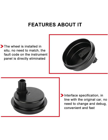 Sensor de Velocidad de Rueda ABS cciyu 2PCS para Toyota