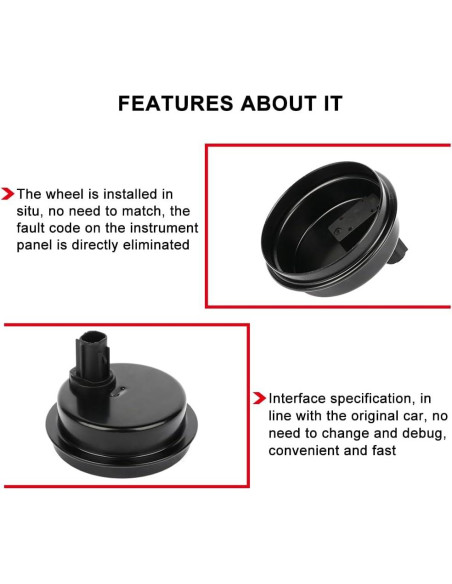 Sensor de Velocidad de Rueda ABS cciyu 2PCS para Toyota