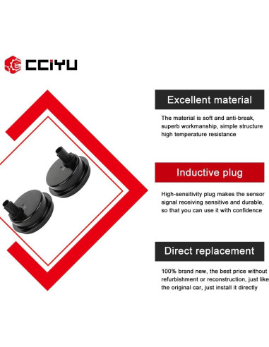 Sensor de Velocidad de Rueda ABS cciyu 2PCS para Toyota