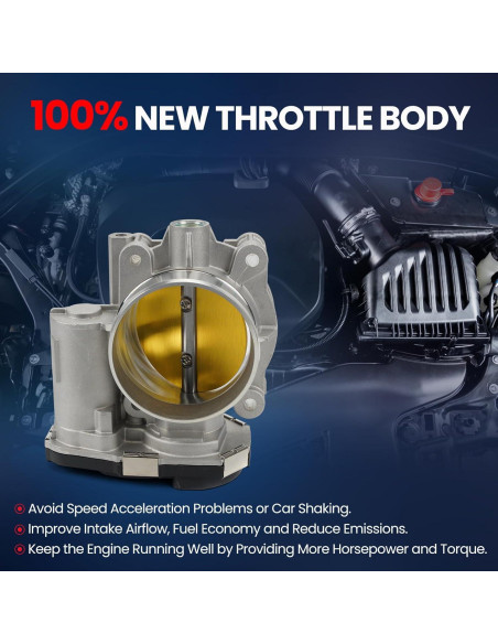 Cuerpo de Aceleración Electrónico MOCA S20125 para Toyota Yaris