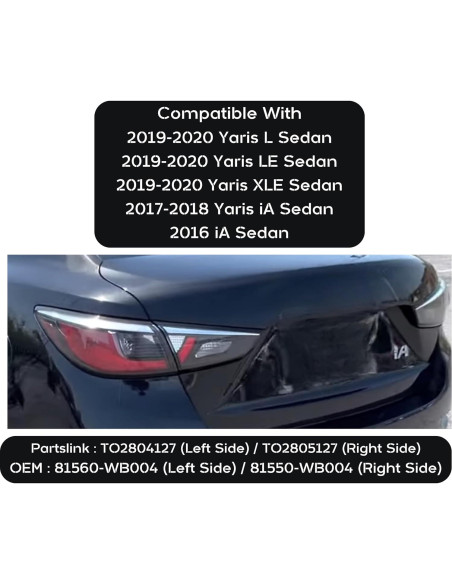 Luz Trasera Exterior Alligator para Yaris iA 2016-2020