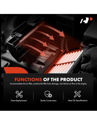 Caja de Filtro de Aire A-Premium para Toyota Yaris 2007-2020
