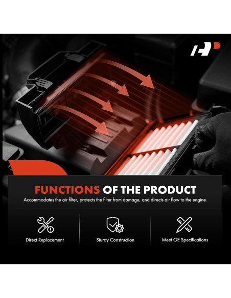 Caja de Filtro de Aire A-Premium para Toyota Yaris 2007-2020