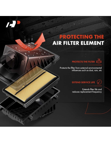 Caja de Filtro de Aire A-Premium para Toyota Yaris 2007-2020