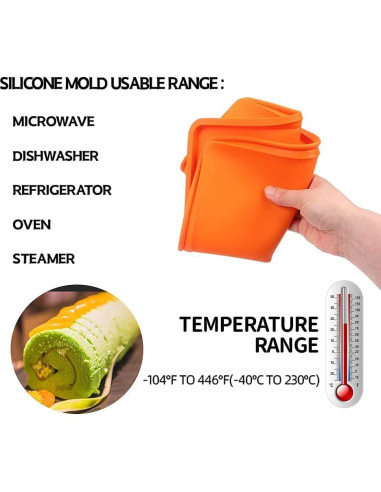 Set 2 Moldes de Silicona Antiadherente BAKER DEPOT 27x30cm