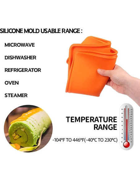 Set 2 Moldes de Silicona Antiadherente BAKER DEPOT 27x30cm