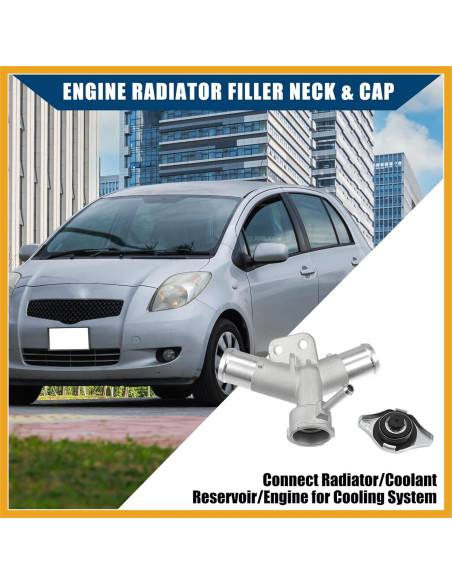 Cuello de Llenado de Radiador Partuto para Toyota Yaris 2007-2018
