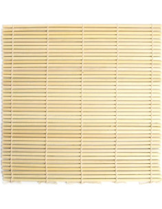 Estera de Sushi Fox Run 22.86 cm Bambú Natural 2