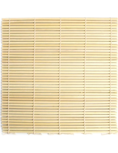 Estera de Sushi Fox Run 22.86 cm Bambú Natural