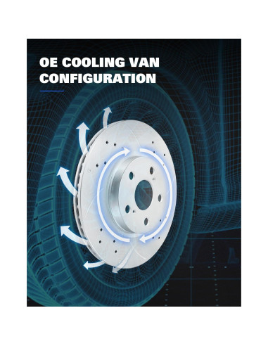 Kit de Freno Delantero Anpulsero para Dodge Caravan 2003-2004