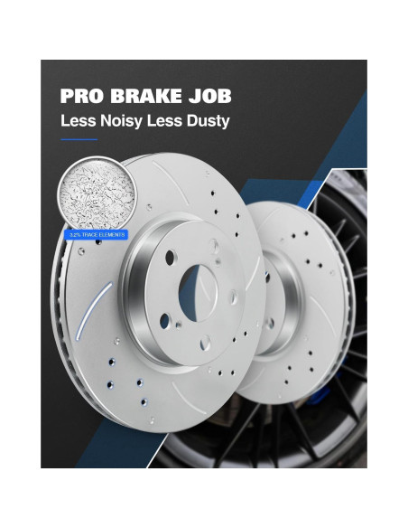 Kit de Freno Delantero Anpulsero para Dodge Caravan 2003-2004