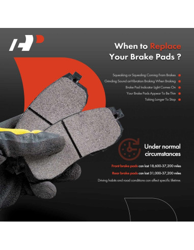 Juego de Pastillas de Freno Cerámicas A-Premium Toyota Yaris 2012-2018