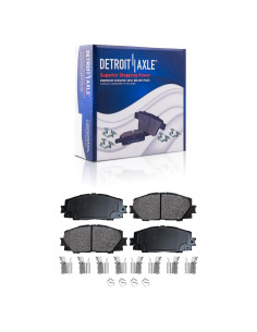 Pastillas de freno delanteras Detroit Axle Cerámicas Toyota