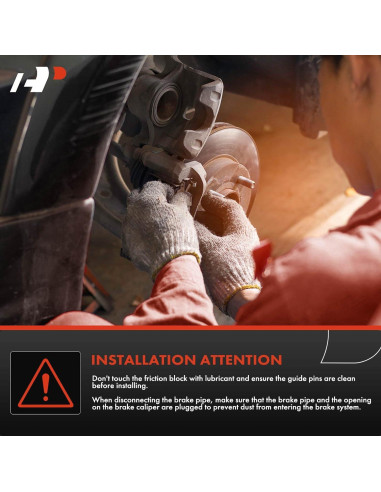 Caliper de Freno de Disco A-Premium para Toyota Yaris iA 2017