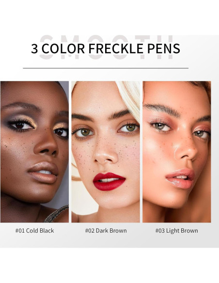 Bolígrafo de Pecas HOSAILY Marrón Claro - Tinte Impermeable