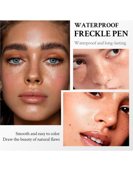 Bolígrafo de Pecas HOSAILY Marrón Claro - Tinte Impermeable