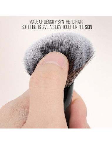 Brocha de Maquillaje Doble Cara KINGMAS - Cerdas Sintéticas