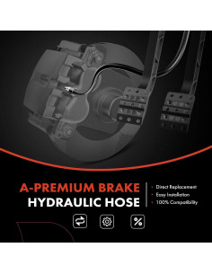 Manguera Hidráulica de Freno A-Premium para Scion y Toyota 2