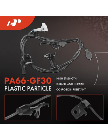 Sensor de Velocidad de Rueda ABS A-Premium Frontal Izquierdo