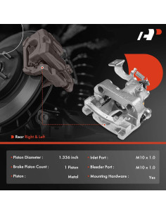 Caliper de Freno de Disco A-Premium para Toyota Yaris 2012-2018 2