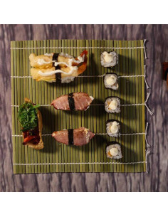 Estera de Bambú para Hacer Sushi 27cm Miibiscolit 2