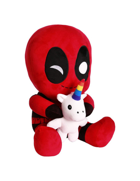 Peluche Vibrante Deadpool Montando Unicornio Kidrobot 40.6 cm Peluche Vibrante Deadpool Montando Unicornio Kidrobot 40.6 cm