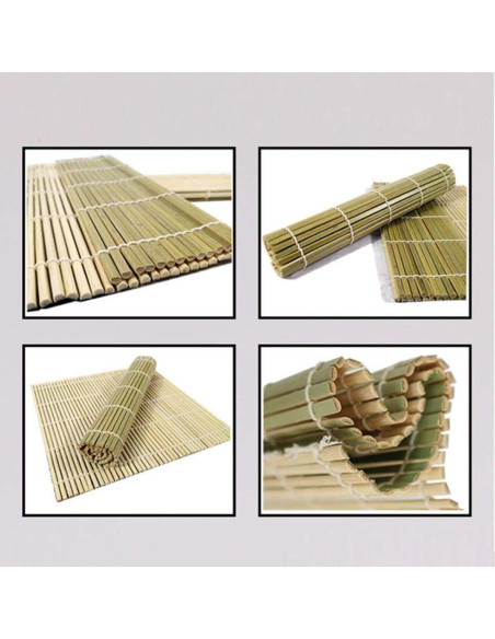 Estera de Bambú para Hacer Sushi 27cm Miibiscolit