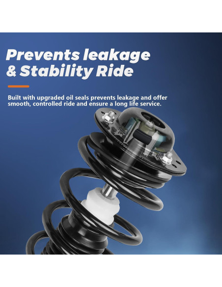 Conjunto de Struts Traseros KUIPERAUTO 343442 para Toyota Yaris