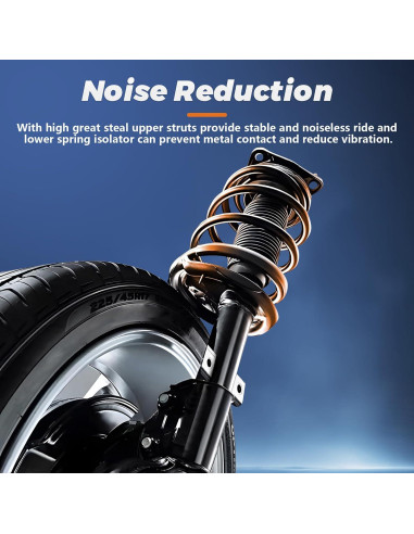 Conjunto de Struts Traseros KUIPERAUTO 343442 para Toyota Yaris