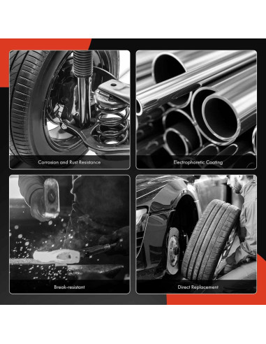 Ejes de Suspensión Delantera A-Premium para Toyota Yaris 2007-2019, Prius C 2012-2019