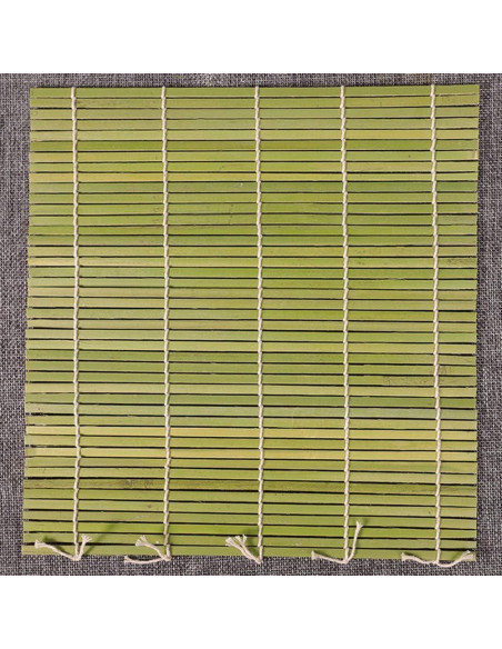 Estera de Bambú para Hacer Sushi 27cm Miibiscolit