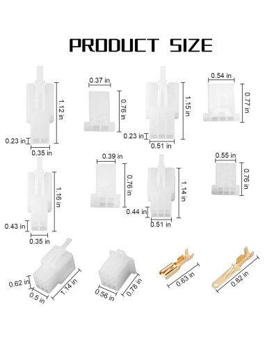 Kit de Conectores Eléctricos Mandark 432PCS 2.8mm Automotriz