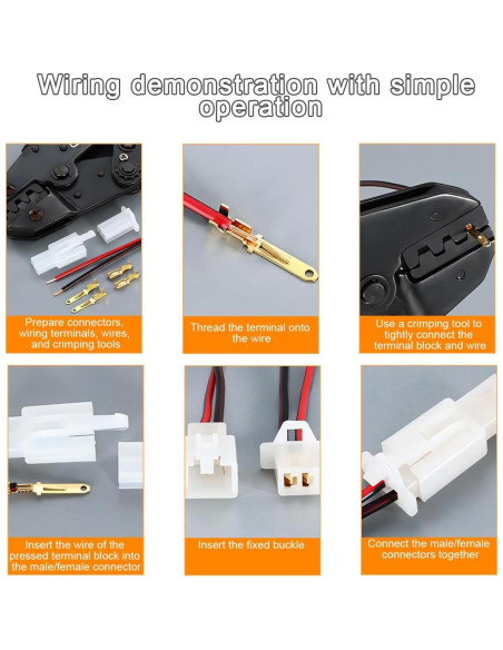 Kit de Conectores Eléctricos Mandark 432PCS 2.8mm Automotriz