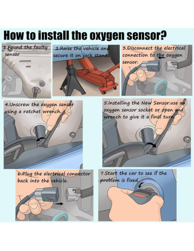 Sensor Lambda O2 JESBEN 89465-20810 para Toyota Yaris 1.3L