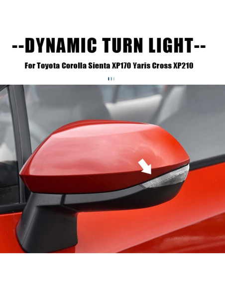 Luz LED Dinámica de Giro WEPARTICULAR para Toyota 2019-2021