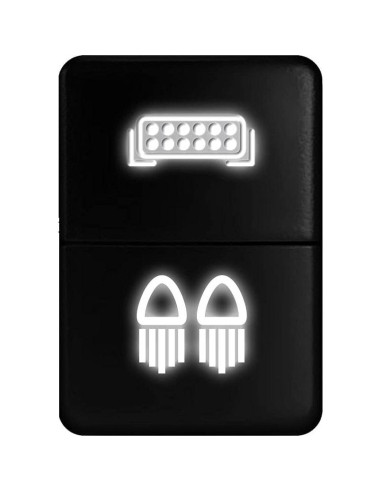 Interruptor de Luz Toyota Doble Función Naranja-Blanco