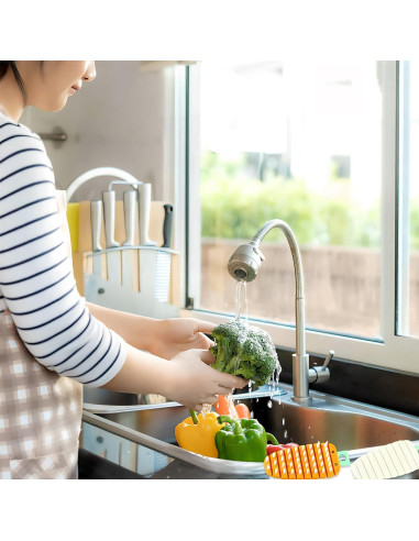 Cepillo de Limpieza de Vegetales Qiifaiikooii - 2 Pcs Antideslizante