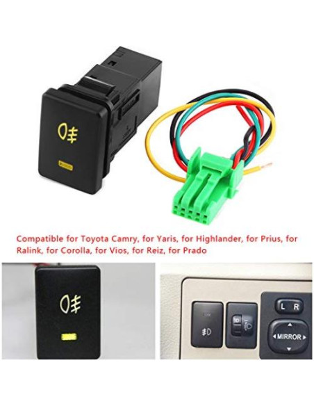 Interruptor Luz Antiniebla 12V Keenso para Toyota