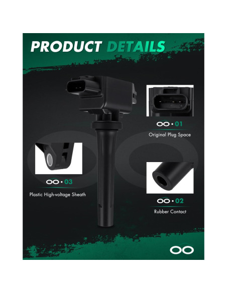 Bobina de Encendido SCITOO UF822 para Toyota Yaris iA 1.5L