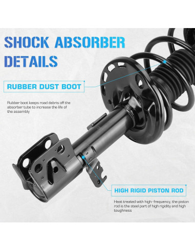 Ejes Completos Frontales ILONPA para Toyota Corolla 2014-2019