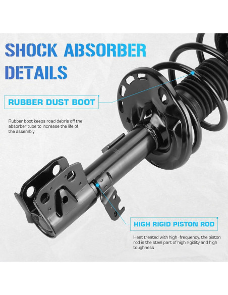 Ejes Completos Frontales ILONPA para Toyota Corolla 2014-2019