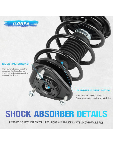 Ejes Completos Frontales ILONPA para Toyota Corolla 2014-2019